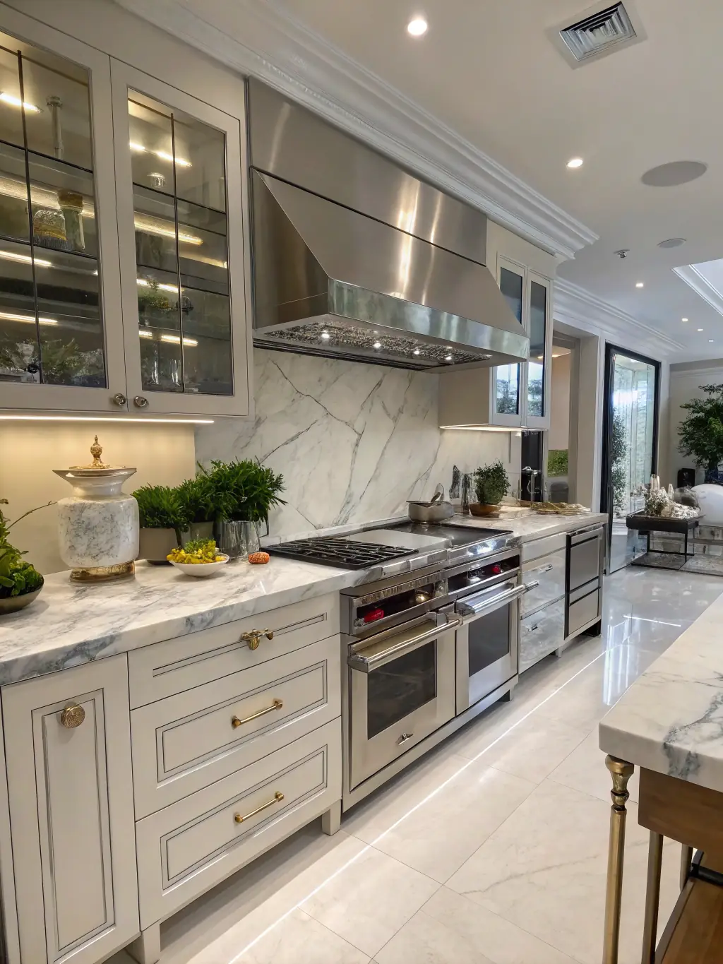 A sparkling clean kitchen with gleaming countertops and a spotless sink, highlighting the thoroughness of Katie The Maid Co.'s bi-weekly cleaning service.